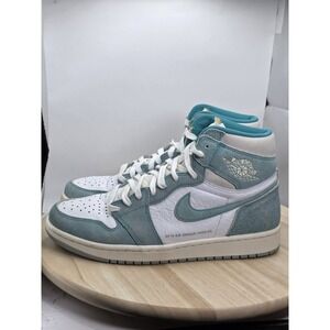 Mens Size 9 - Jordan 1 High OG Air Jordan Turbo Green White Teal Retro Sneakers